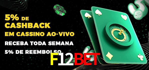 Promoções do cassino ao Vivo F12Bet